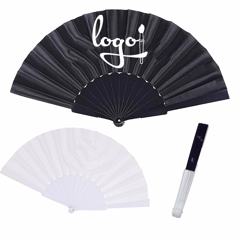 Custom Bamboo Folding Hand Fan with Logo