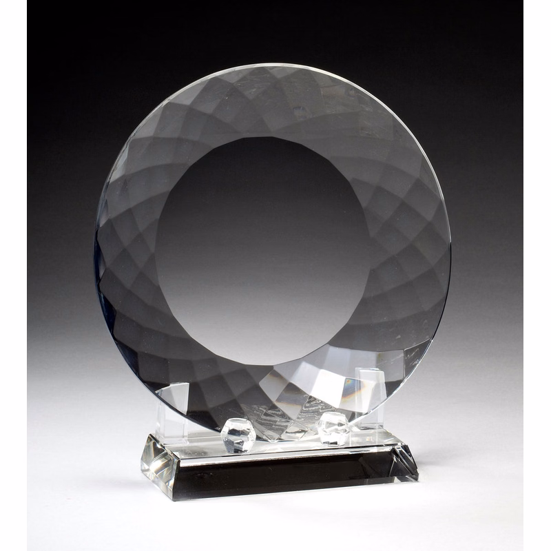 Crystal Plate And Stand