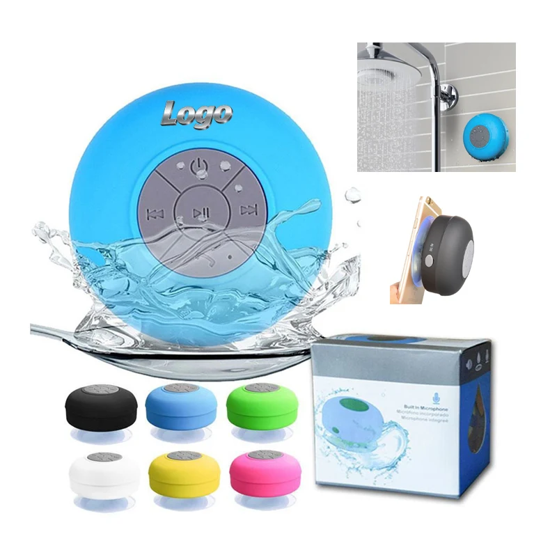 Large Suction Cup Waterproof Bathroom Bluetooth Speaker 1