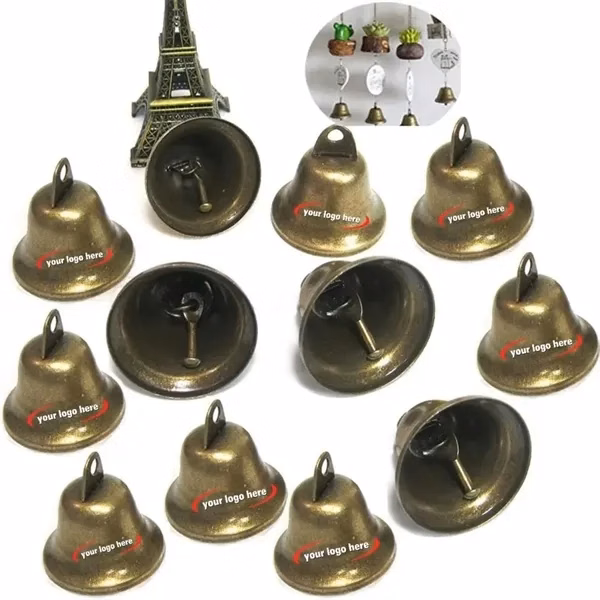 Vintage Style Bronze Home Decor Chimes Christmas Bell for Home, Events and Gifting