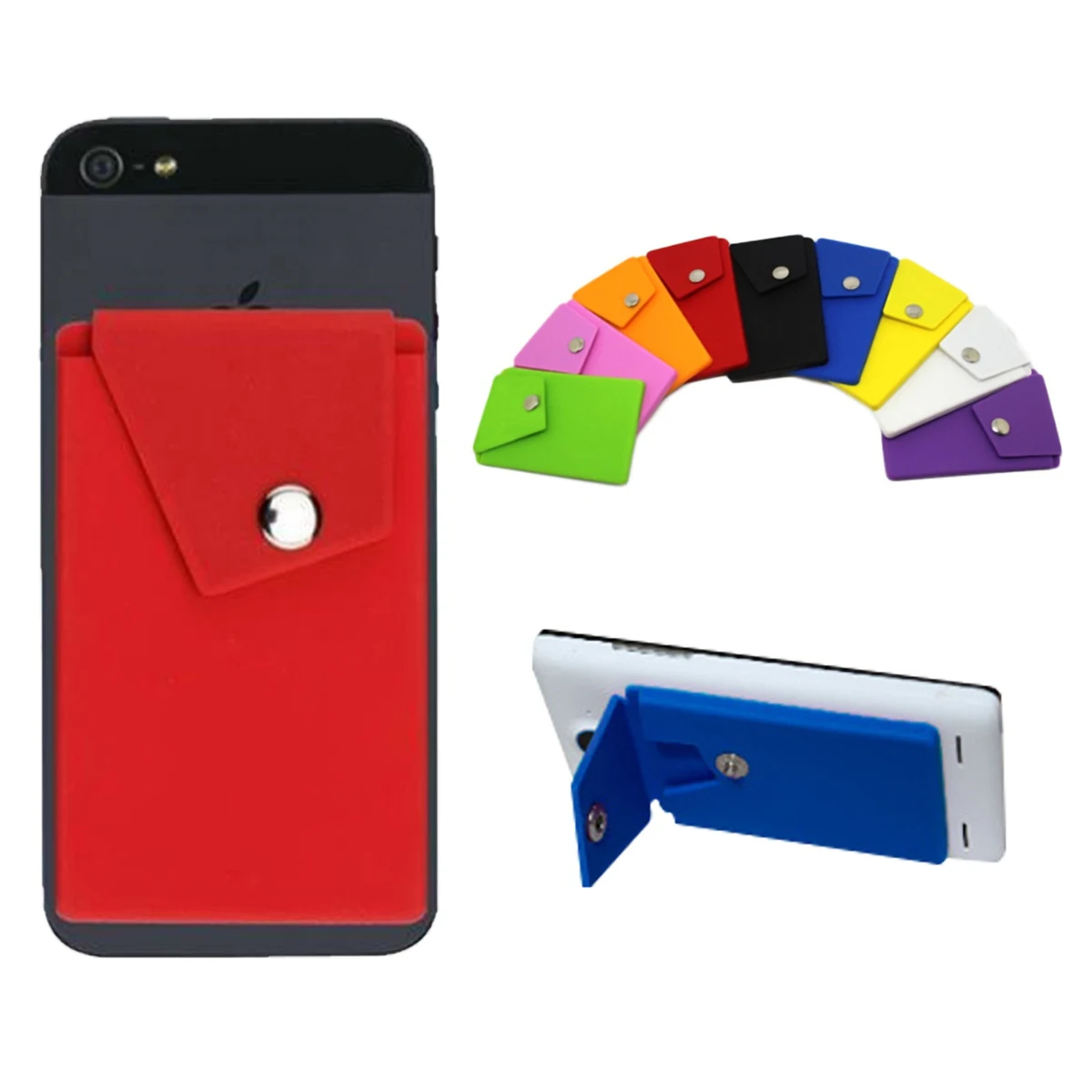 Silicone Snap Phone Wallet 1