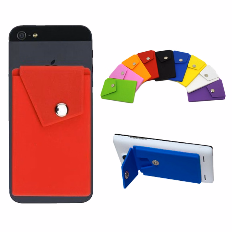 Silicone Snap Phone Wallet