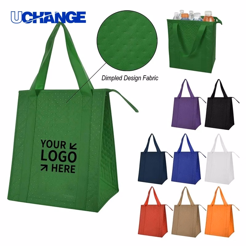 Insulated Grocery Lunch Tote Bag Reusable Food Carrier