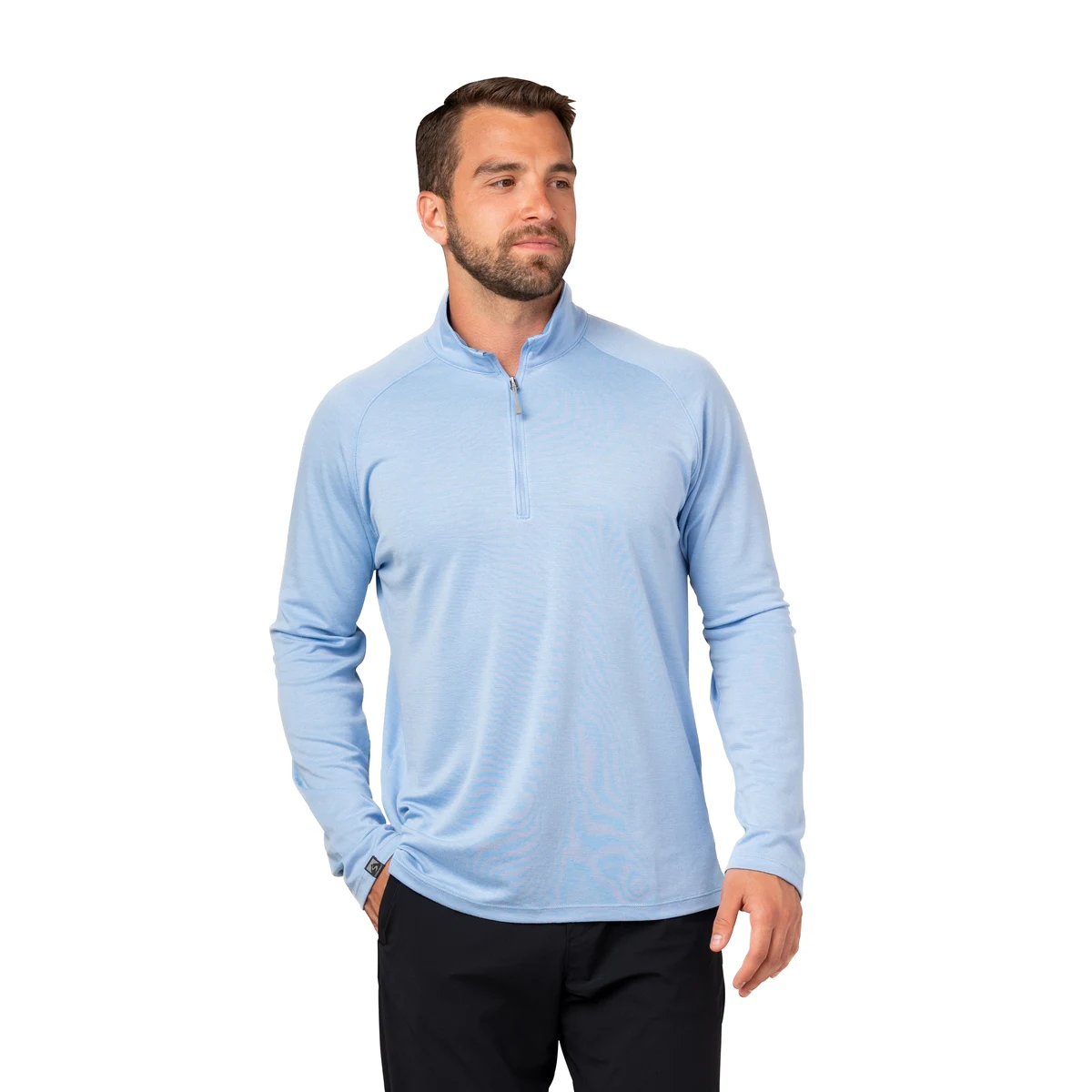 Storm Creek Men's Renewer II Poly/Lyocell Blend Quarter Zip, custom hoodie or sweatshirt with logo imprint 1