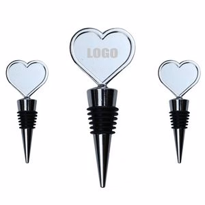 Charming Heart Shaped Wine Bottle Stopper