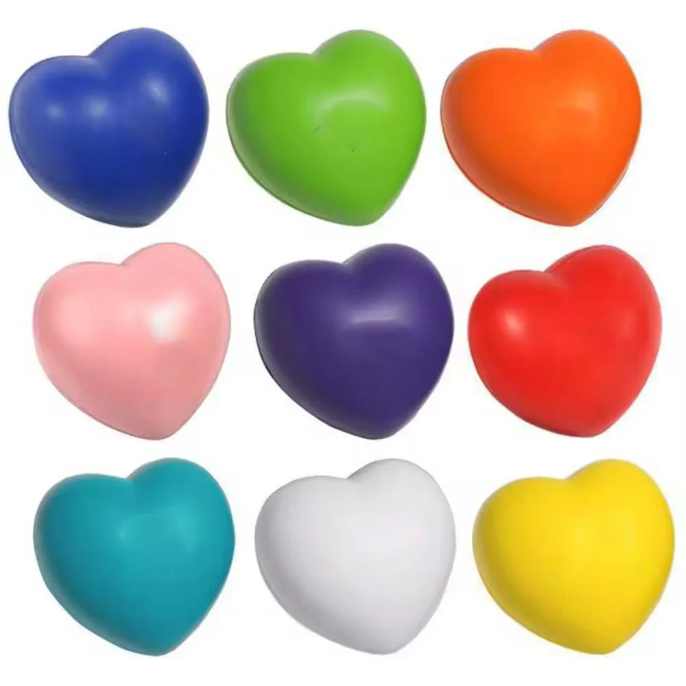 Jesus Bible Quotes Motivational PU Foam Stress Relief Christian Heart Stress Balls 1