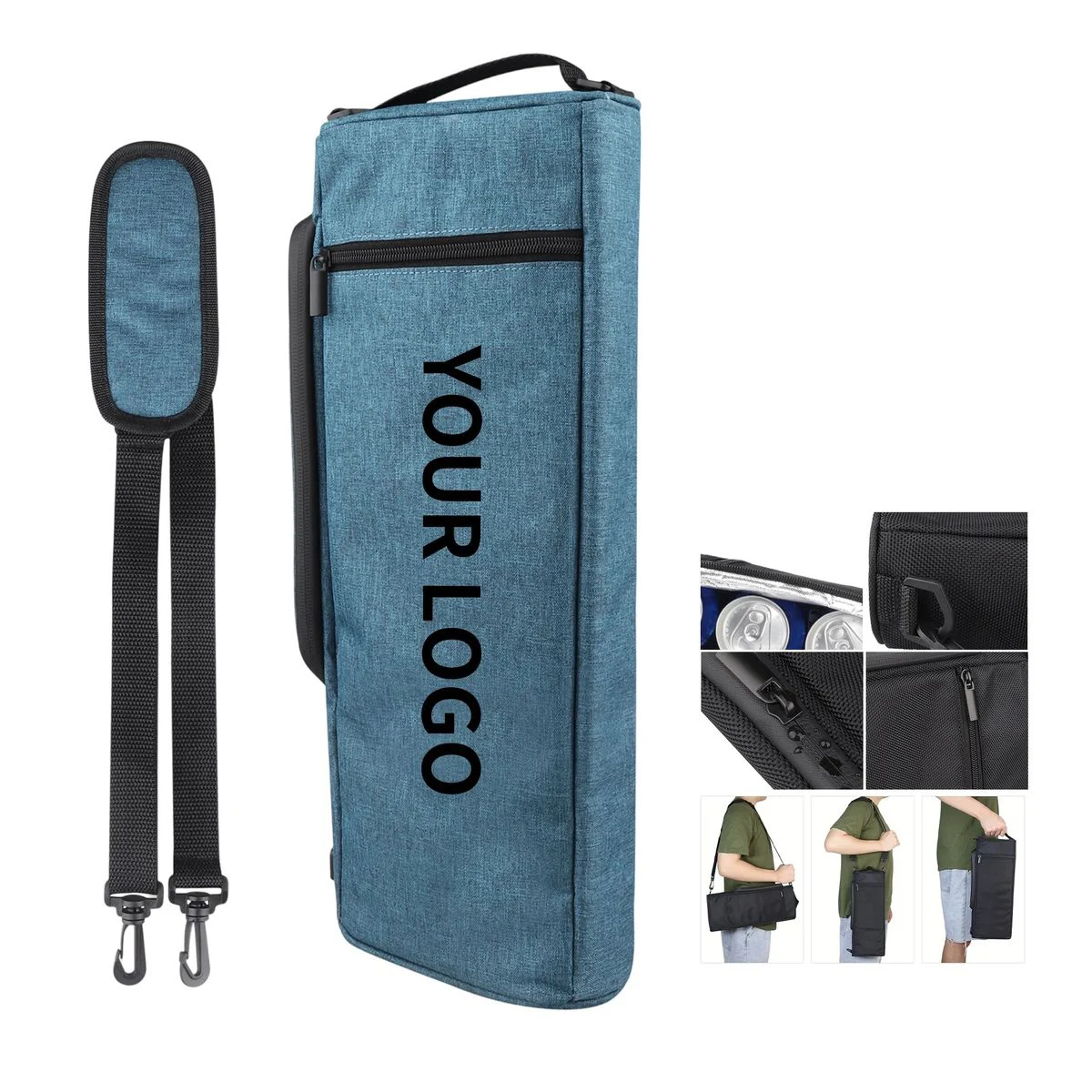 Portable Golf Cooler Bag with Zipper for Secure Storage 1