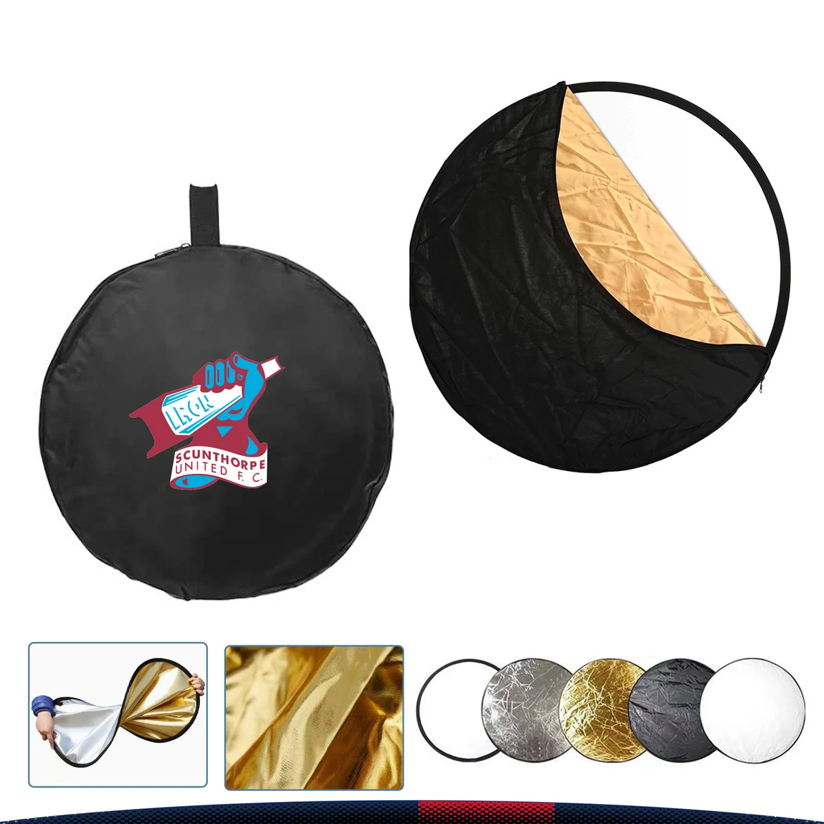 RayBounce 5-in-1 Collapsible Disc Light Reflector Diffuser 1