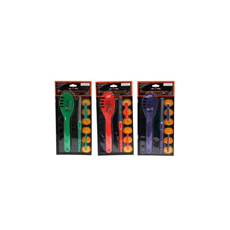 Pumpkin Carving Kits Assorted - 4 Piece 1