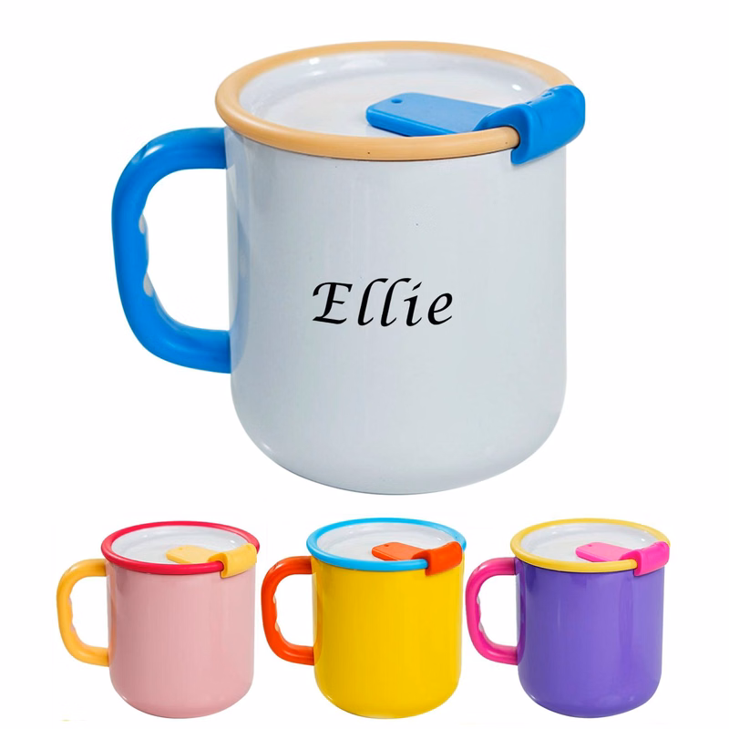 11.8 oz Ceramic Mug with Lid and Handle