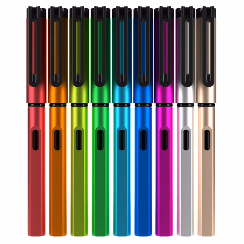 Metallic Plastic Gel Pen