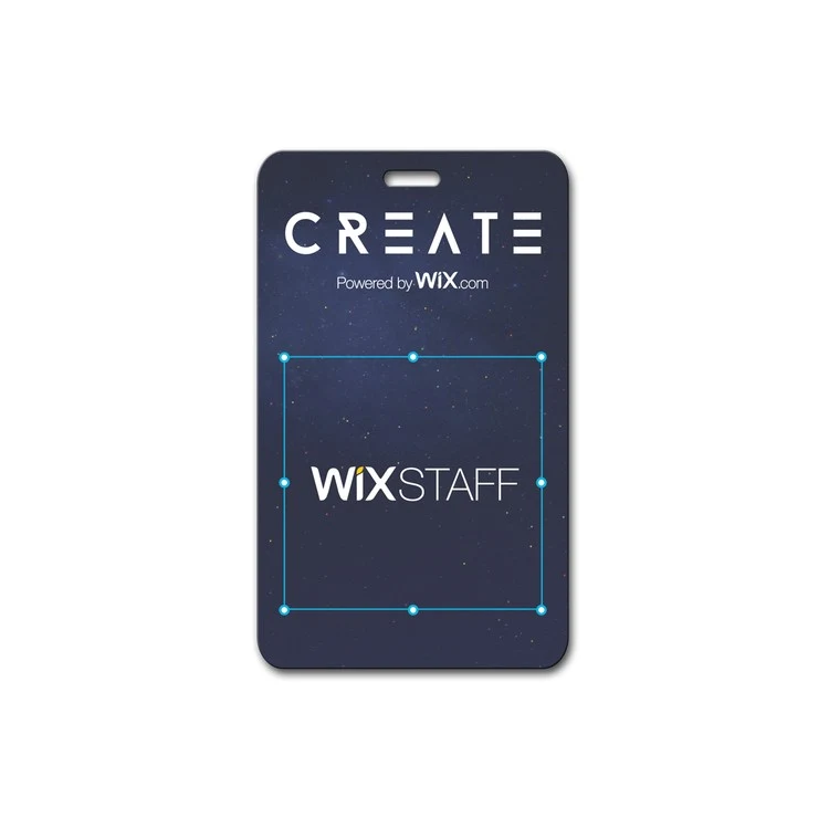 The Atlas full color name badge 3"X 5" 1