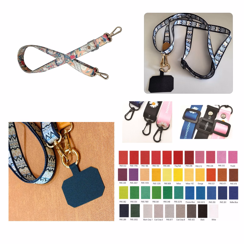 MOQ500 Heat Transfer Full-Color Mobile Phone Lanyard