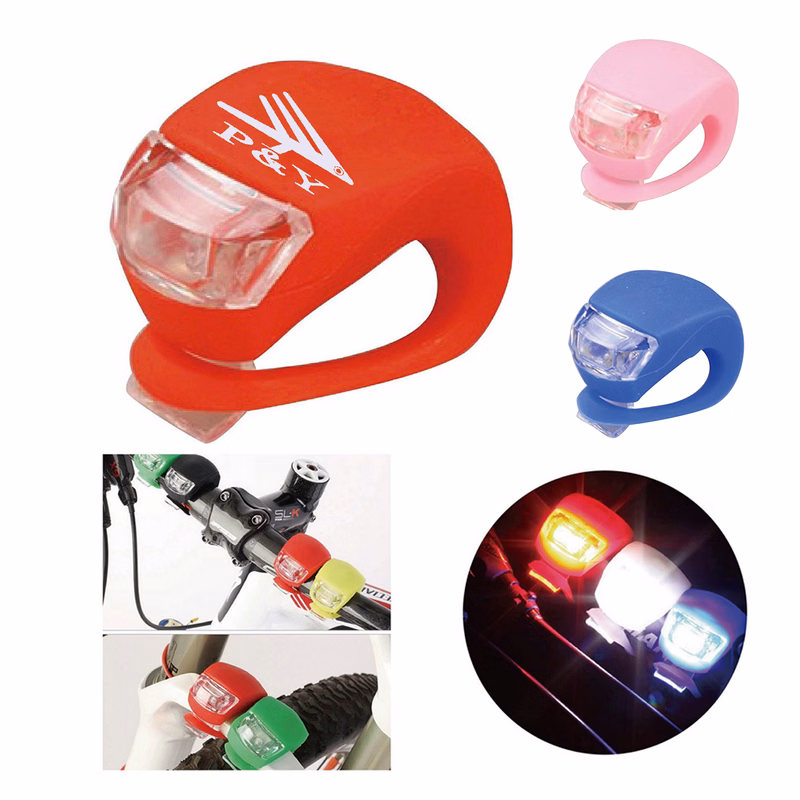 Mini Waterproof Silicone Bike Light for Night Riding