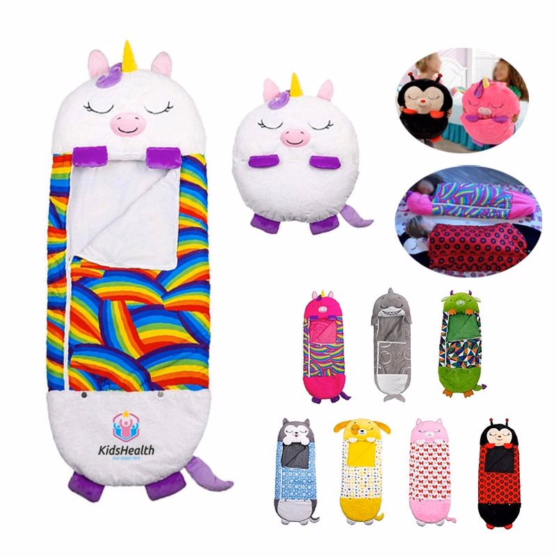 Plush Animal Opens Into Sleeping Bag