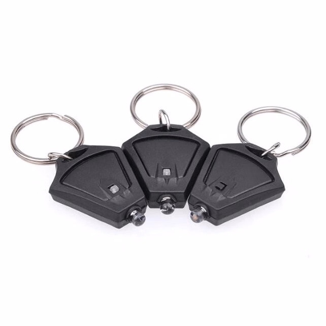 Polygon key chain with LED light
