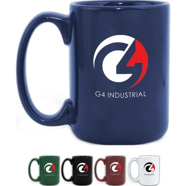 15 Oz. Glossy Mighty Coffee Mug 1
