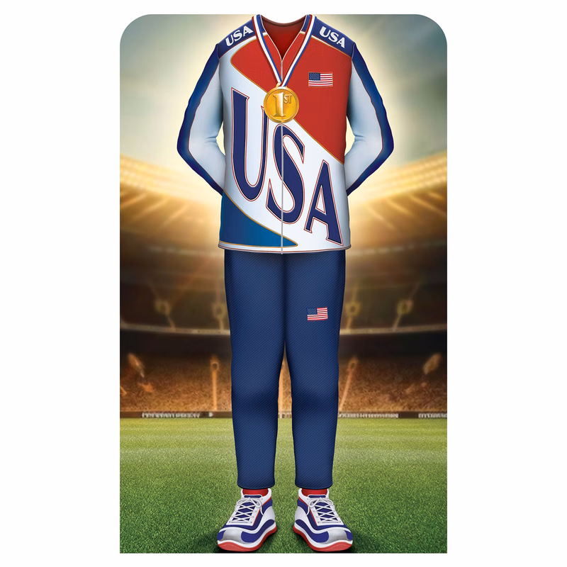 Int'l Sports Girl Athlt Pht Prop Std-Up