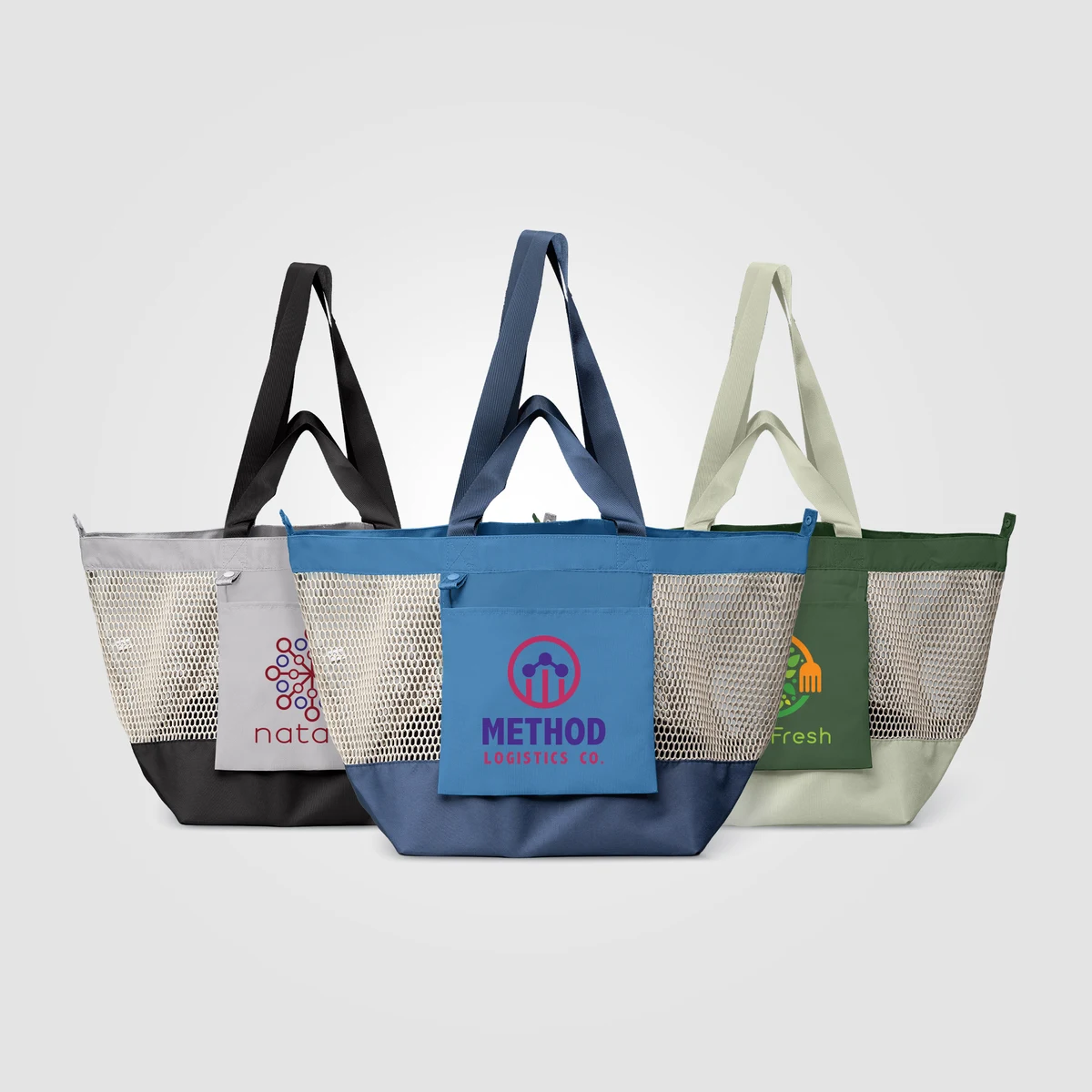 Neri Recycled Mesh Foldable Tote Bag - 45L 1