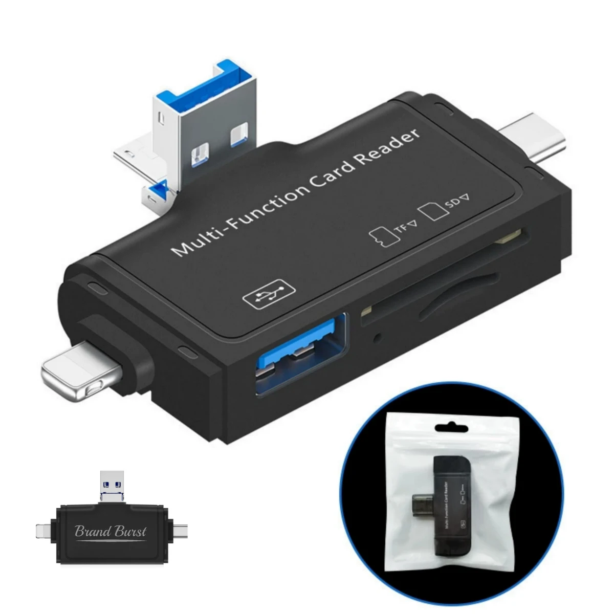 7 in 1 USB 2.0 SD Card Reader 1