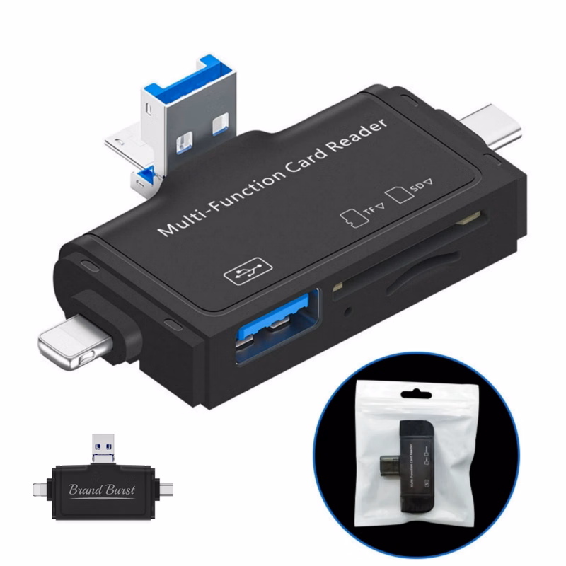 7 in 1 USB 2.0 SD Card Reader