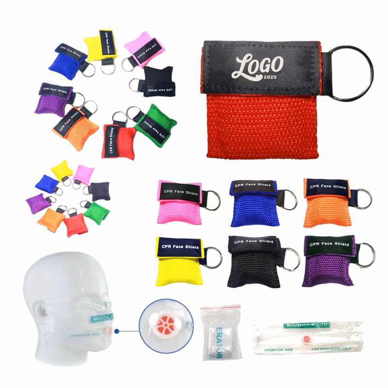 Cpr First Aid Breathing Mask With Keychain