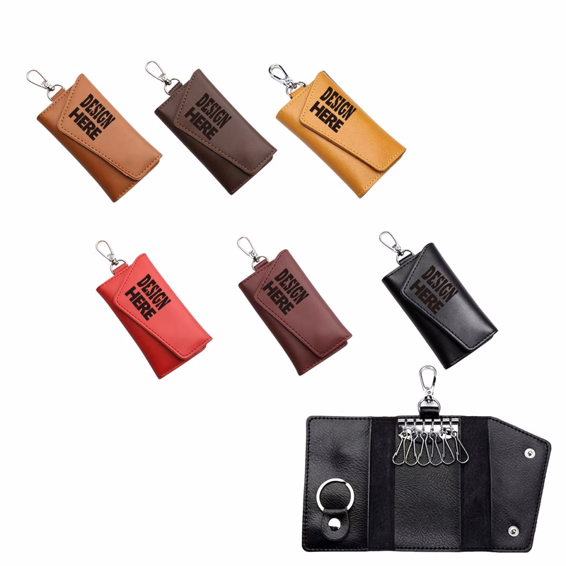 Genuine Leather Multi Hook Key Organizer