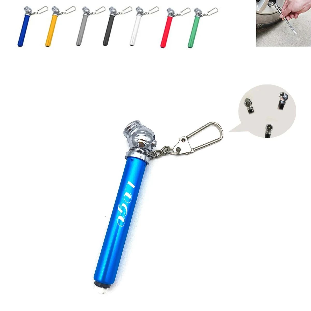 Portable Mini Tire Gauge W/ Key Chain 1