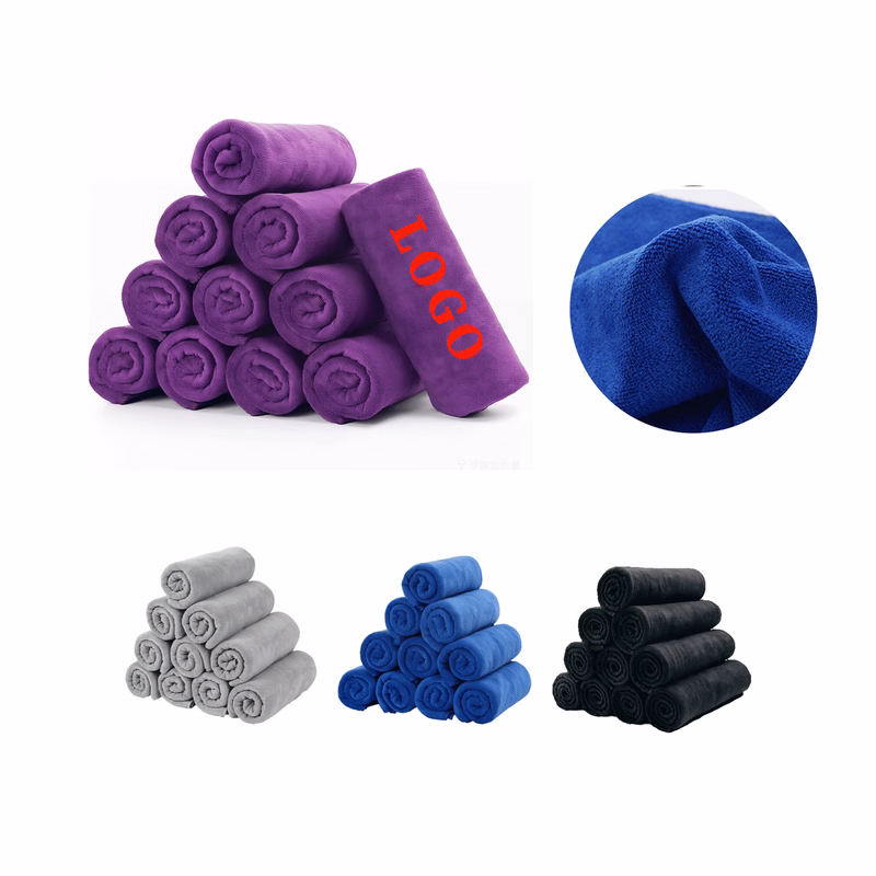 MOQ 20 PCS Quick-Dry Microfiber Towel
