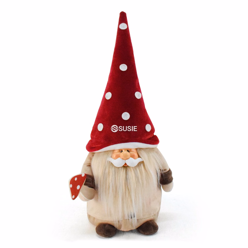 Mushroom Gnome Figurine Christmas Decorative Toy