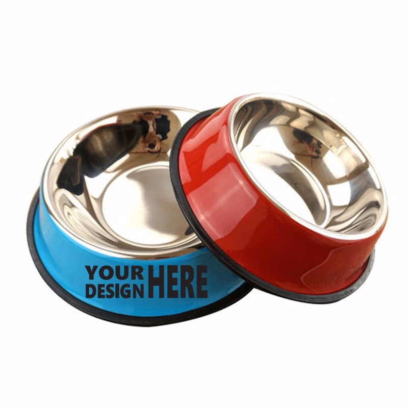 7 Inch Stainless Steel Dog Cat Bowl Pet Feeder