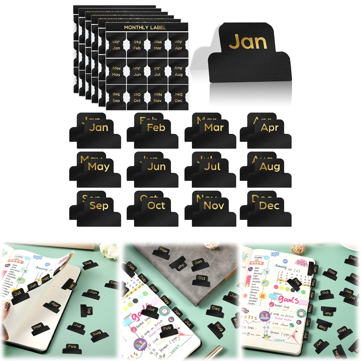 Monthly Tab for Planner Adhesive 1
