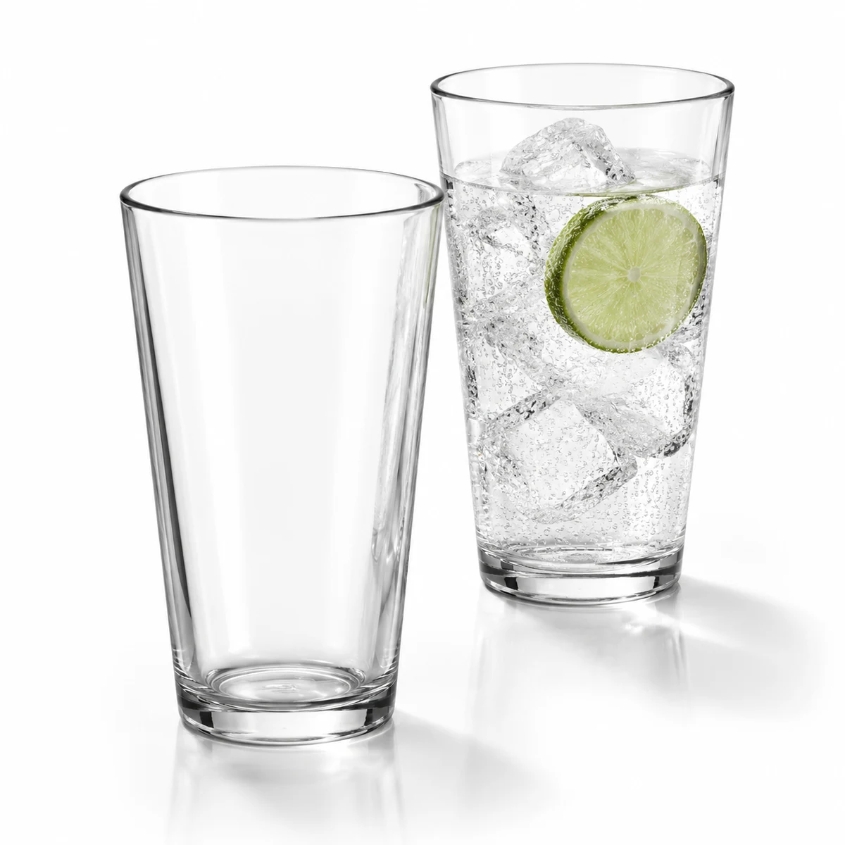 16oz Classic Clear Pint Glasses 1