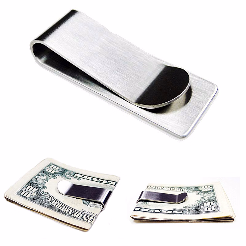 Durable Stainless Steel Slim Money Clip