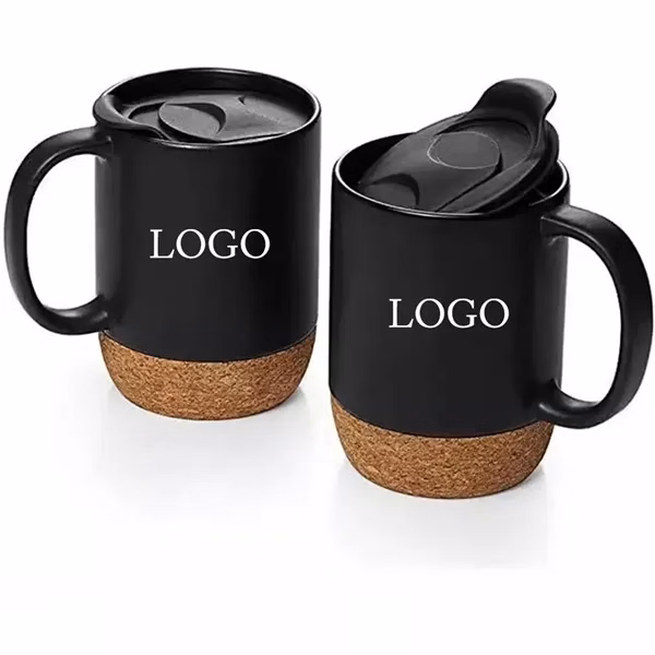 Coffee Mug With Cork Bottom for Commutes, Fitness and Travel