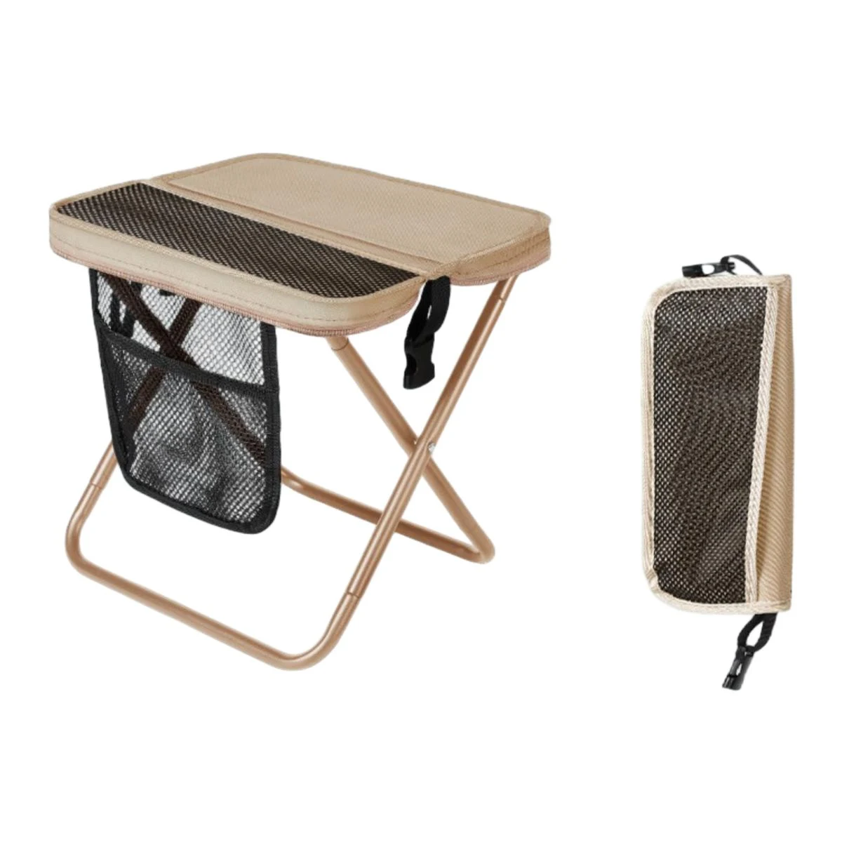 Oxford Fabric Camping Stool Carbon Steel 1