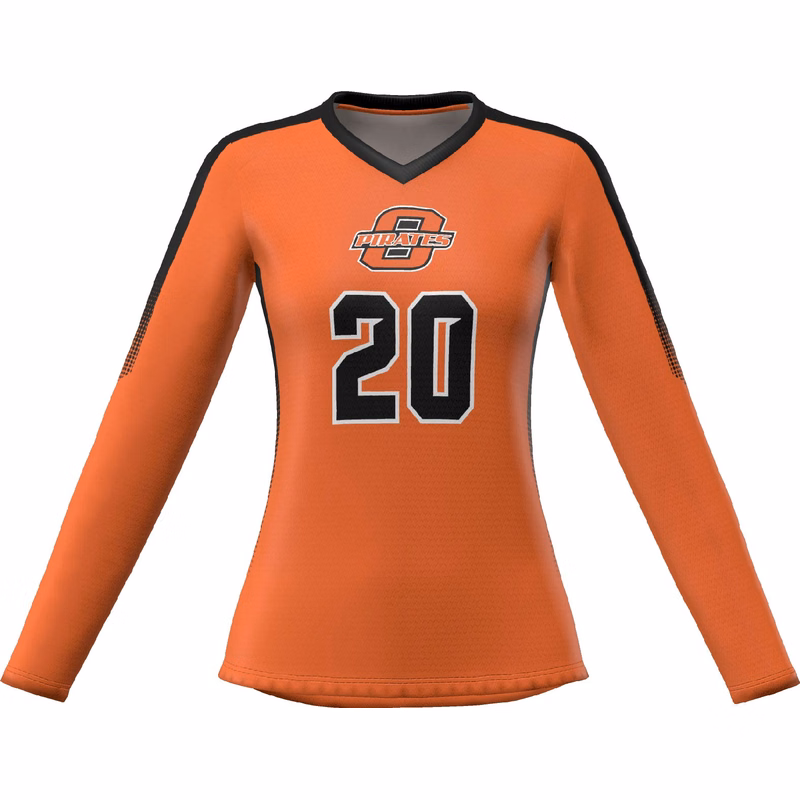 Quadra Long Sleeve Volleyball Jersey - Core