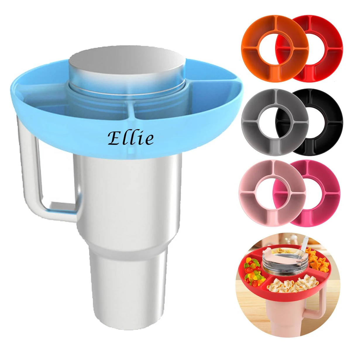 Silicone Snack Plate compatible with Cup 40oz 1
