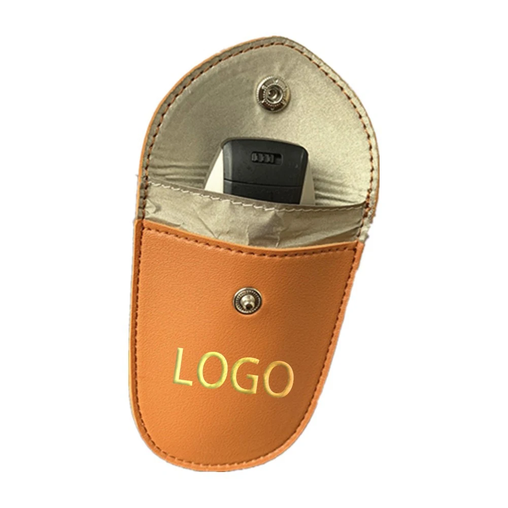 Leather RFID Shield Pouch Bag 1