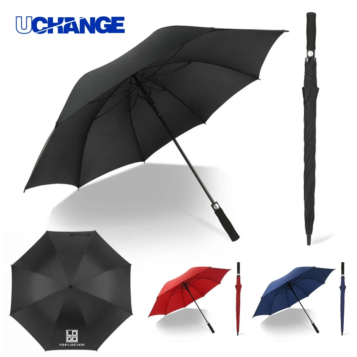 Auto Open Golf Umbrella for Rain 1