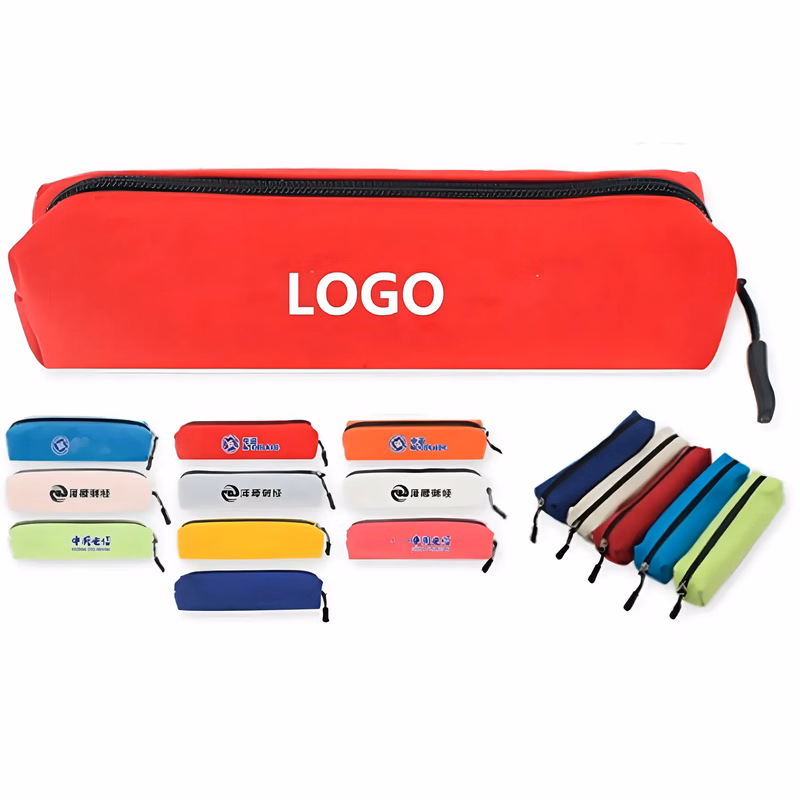Waterproof Canvas Pencil Pouch with Zipper