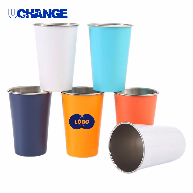 Electroplating Stainless Steel Beer Cup Container (16OZ)