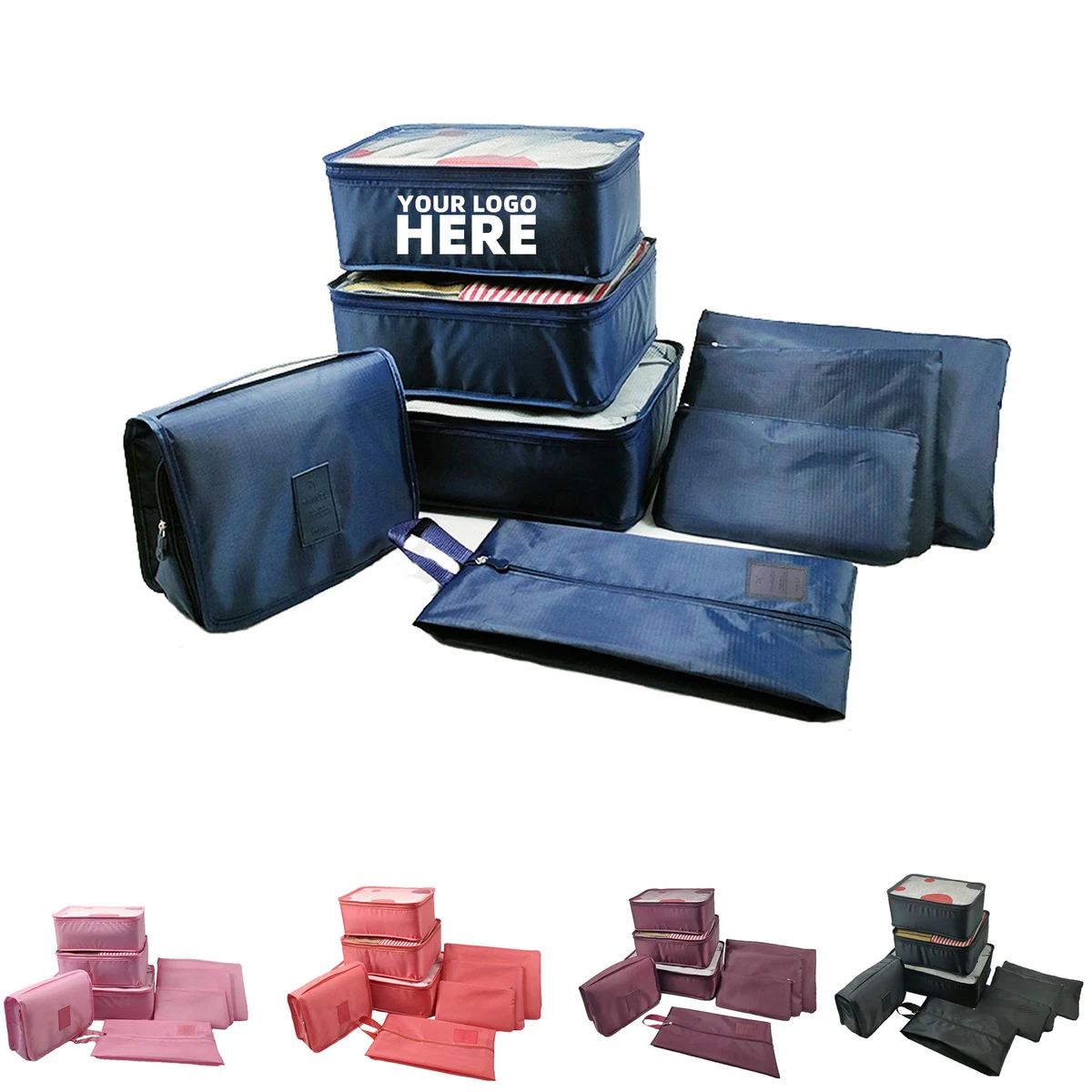 8 Set Packing Cubes Luggage Packing Organizers For Travel Accessory 1
