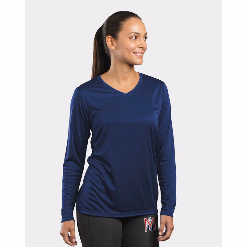 Women's Momentum Long Sleeve V-Neck T-Shirt - 222824