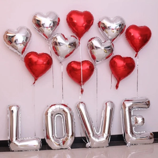 Heart Shape Mylar Balloon 1