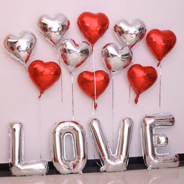Heart Shape Mylar Balloon