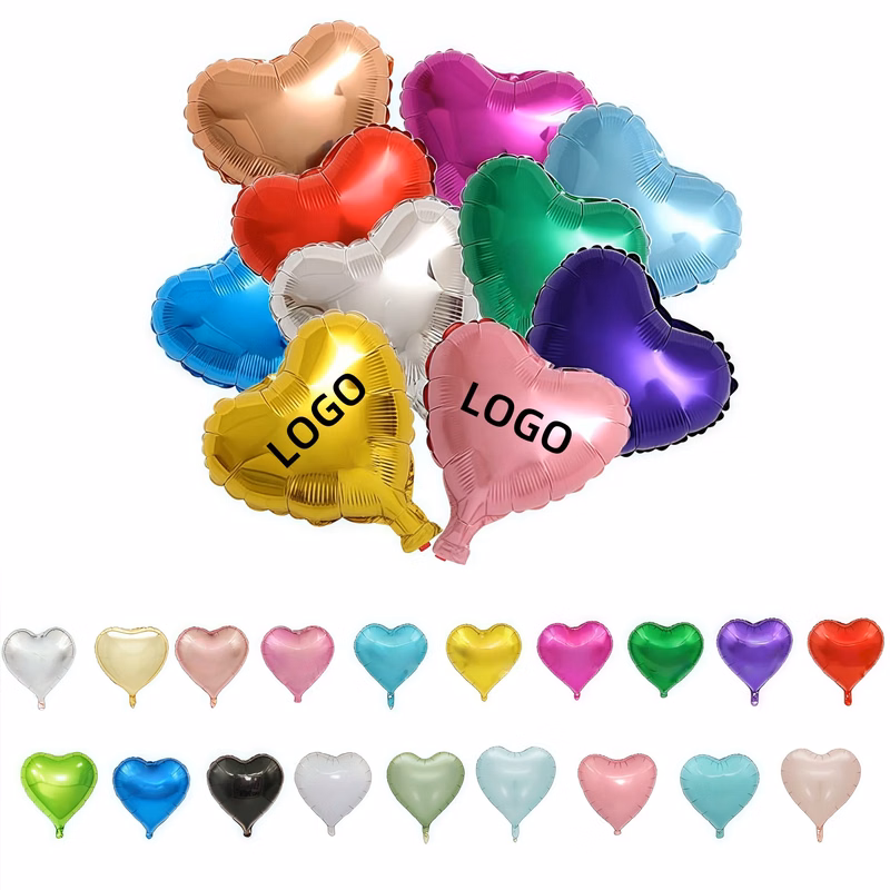 Heart Shaped Party Balloon Colorful Celebration Decor