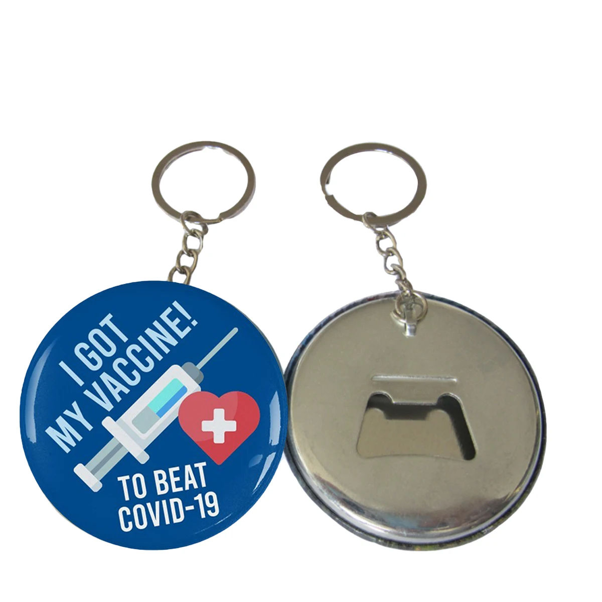 I Vaccinated Bottle Opener Key Chain 1