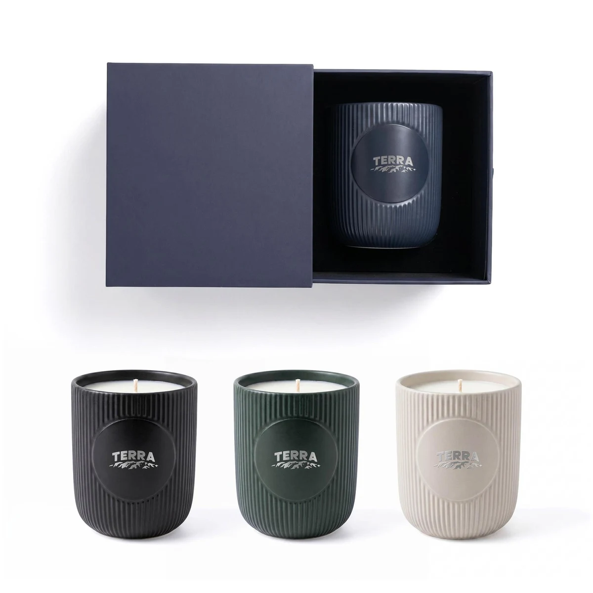 Terra 237 Ml / 8 Oz Ceramic Candle 1