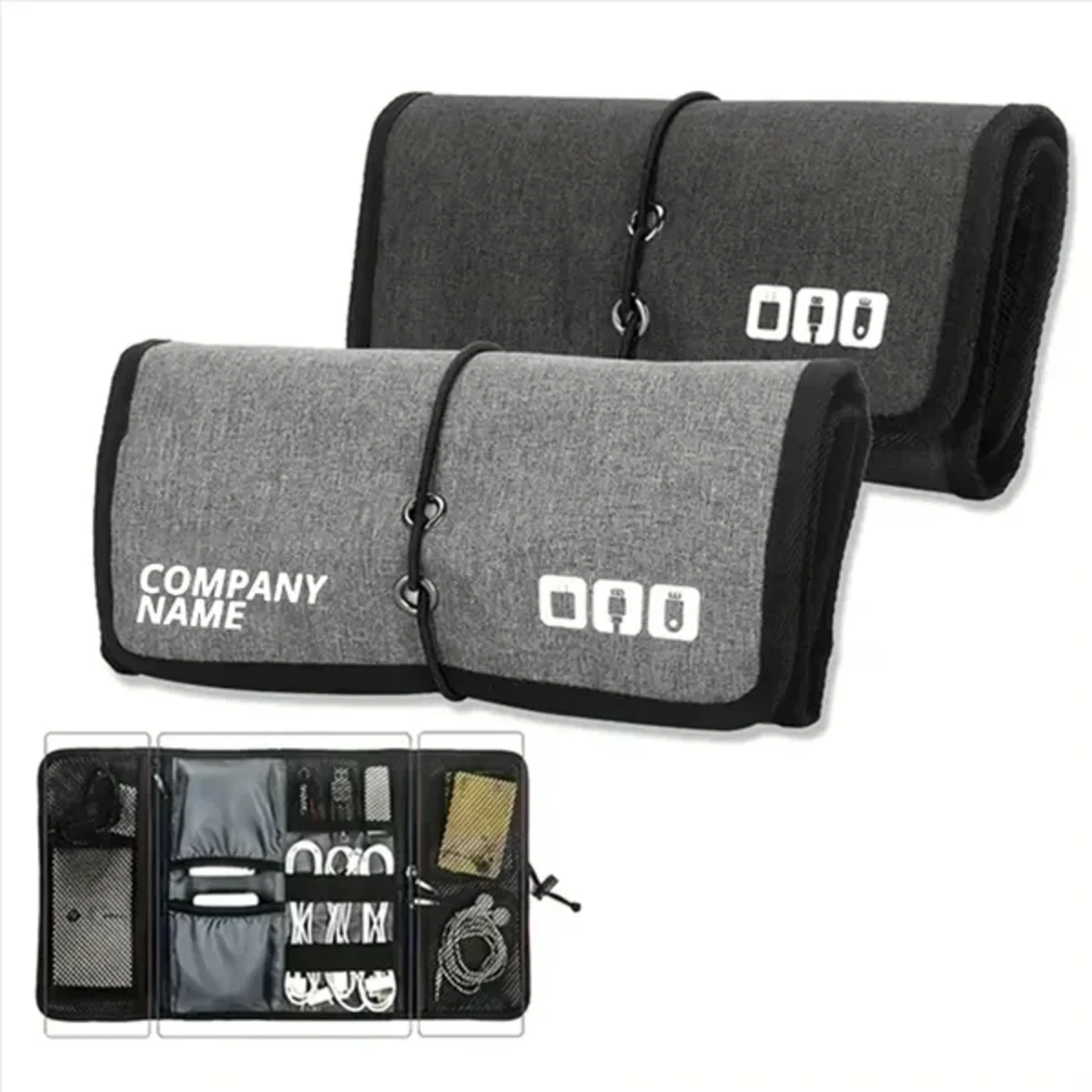 Durable Nylon Electronic Organizer Pouch
1
